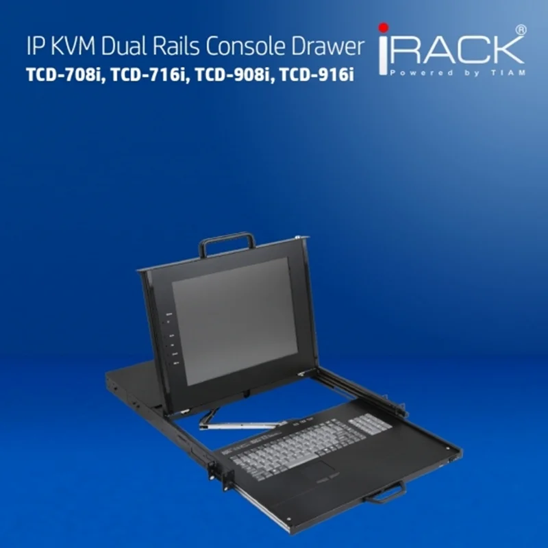 IP KVM Dual Rails Console Drawer