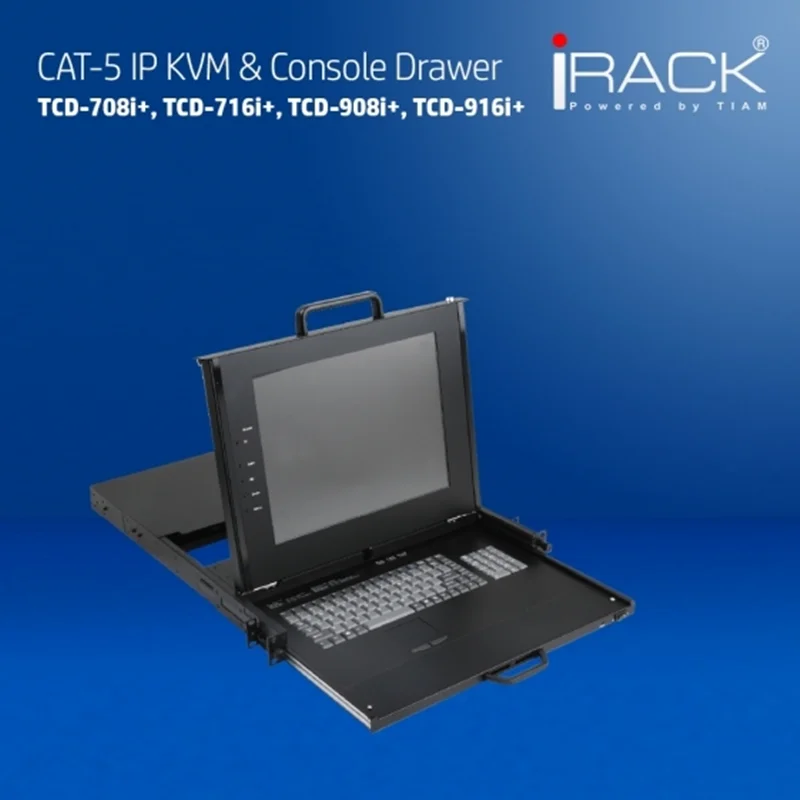 CAT-5 IP KVM & Console Drawer